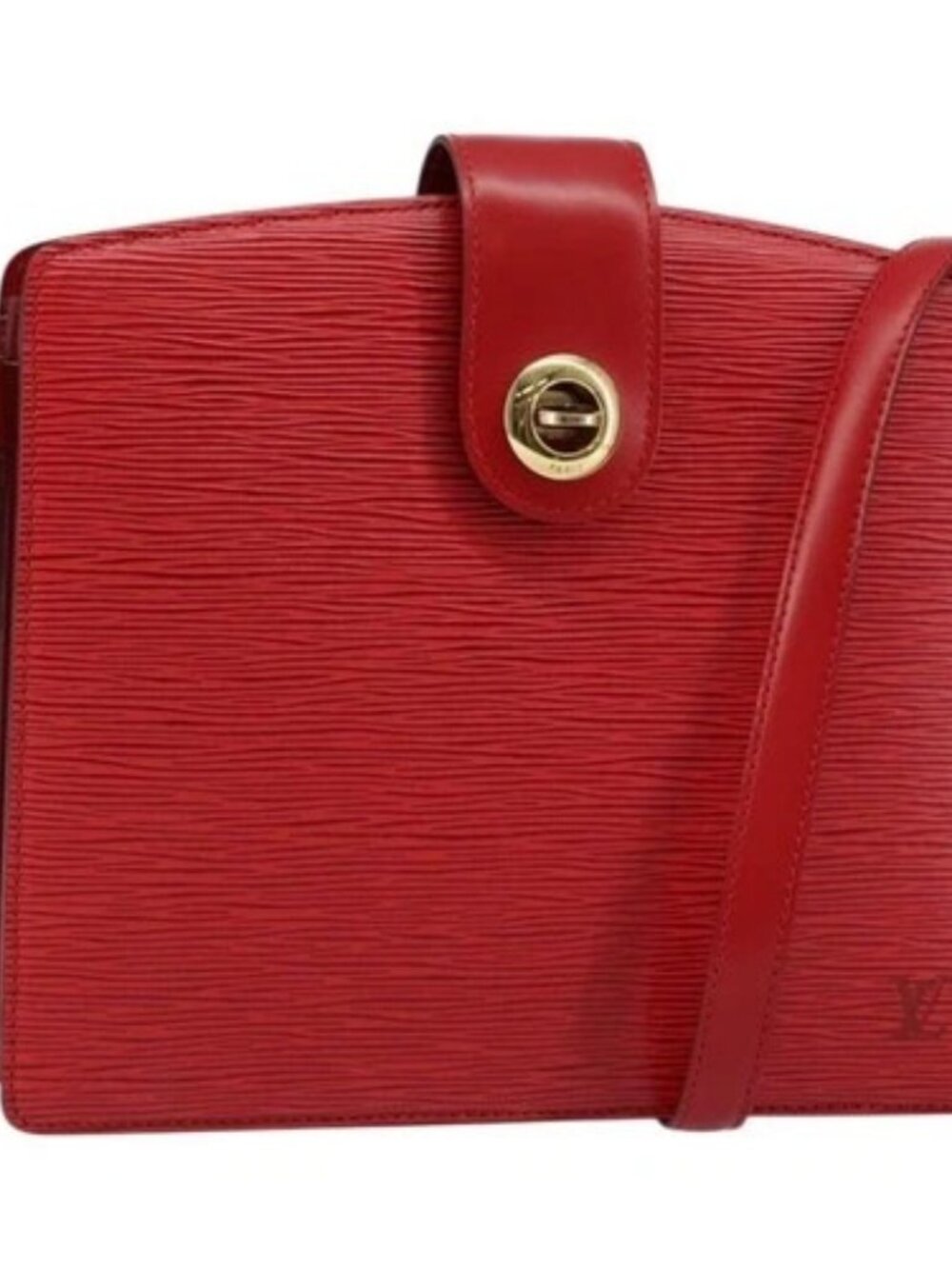 LOUIS VUITTON Epi Capuchin Shoulder Bag Red - Picture 1 of 16